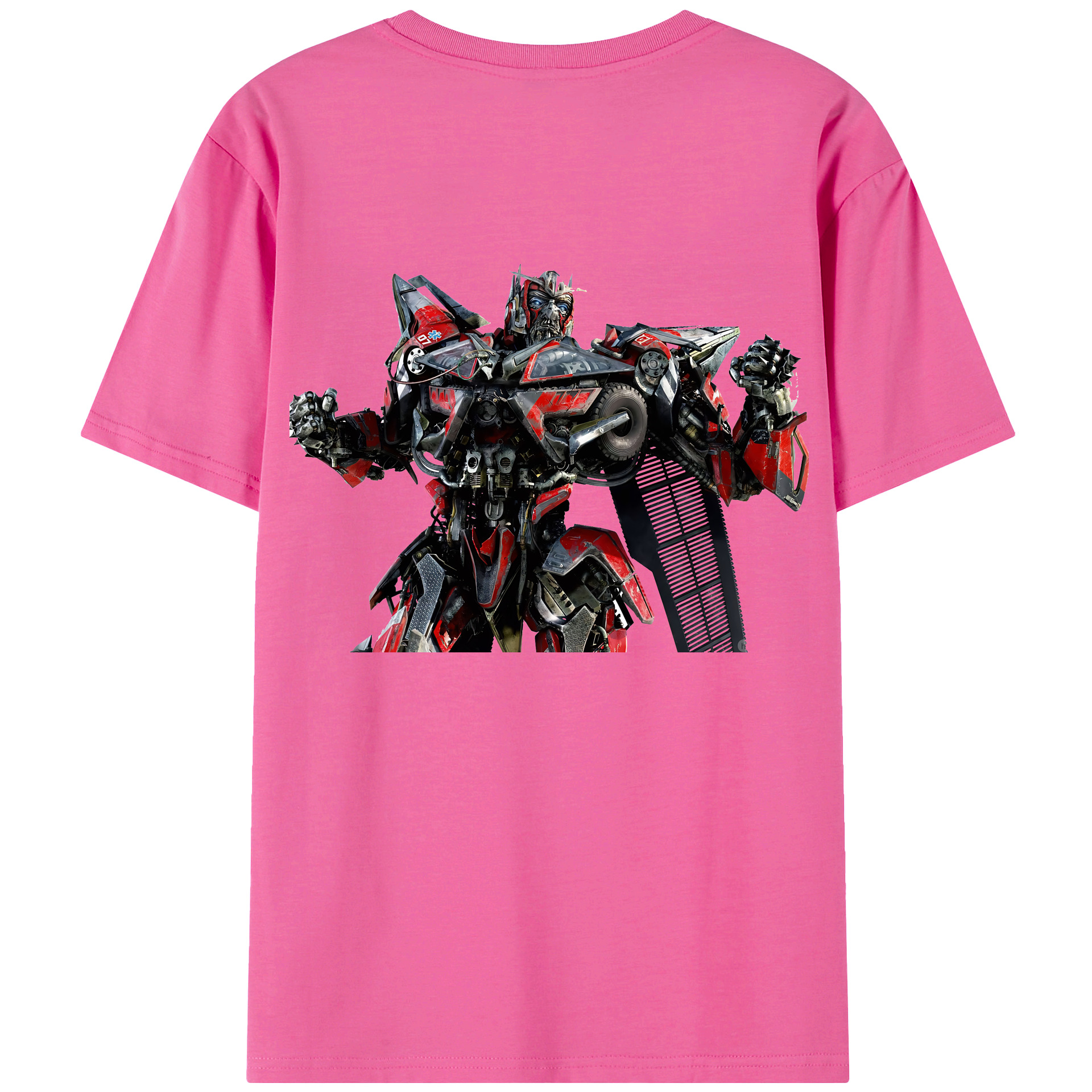 （画像用） Transformers トランスフォーマー レディース半袖Tシャツ(バックプリント)